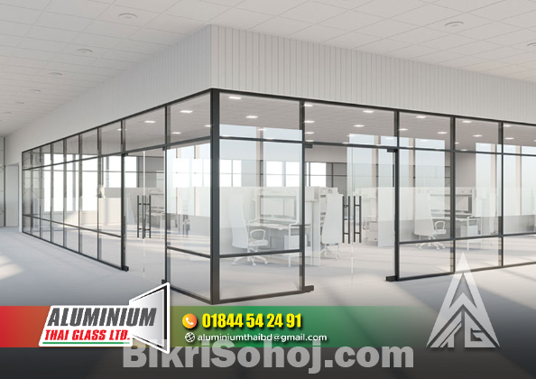 Cutting Wall Glass Spider Glass Partition Euro